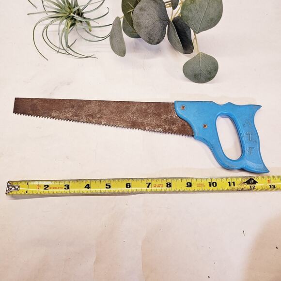 Vintage Childs Toy Toolbox Saw American Toy & Furniture ATF Kids Hand Saw ONLY - Picture 8 of 11